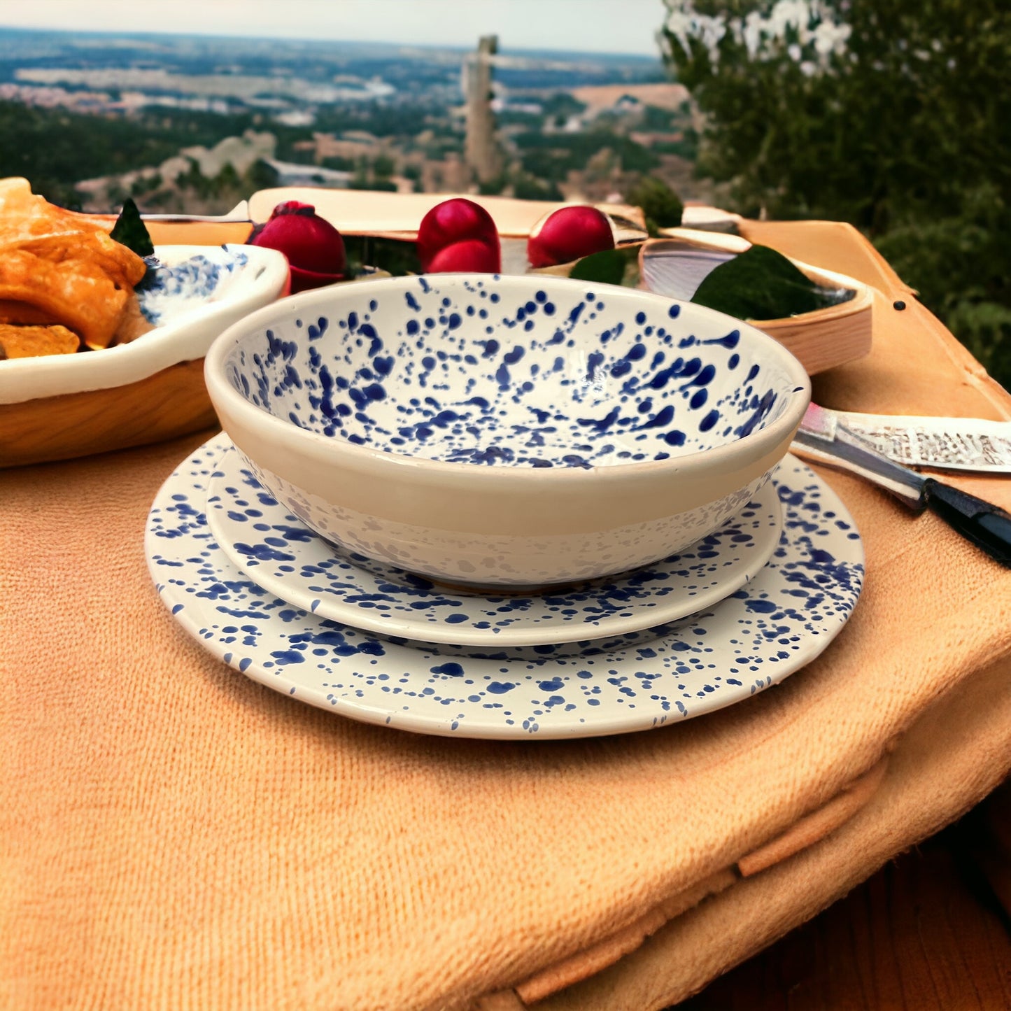 Set - bianco e blu