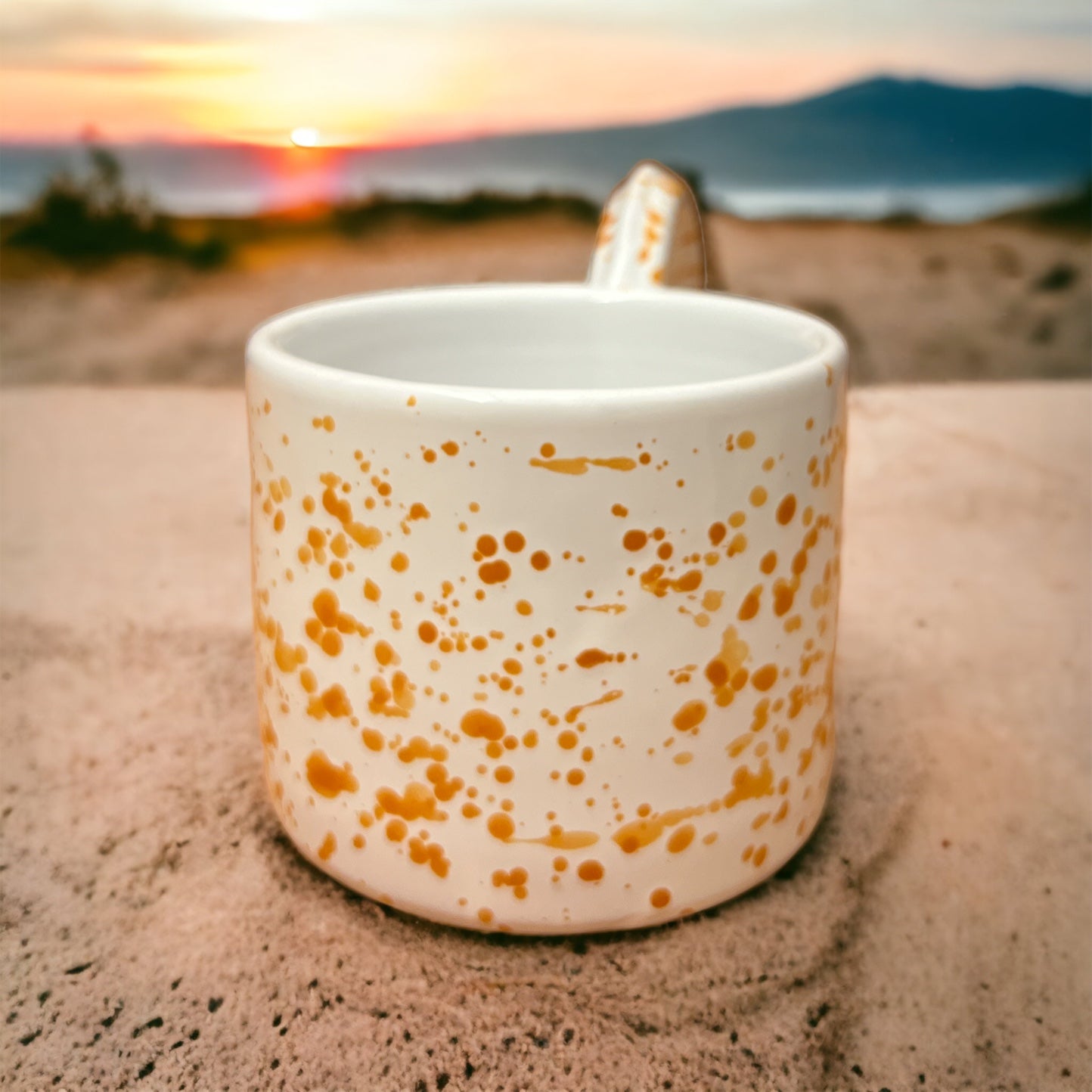 La Tazza - bianco e arancione