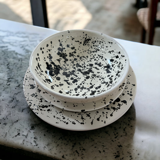 Set - crema e nero