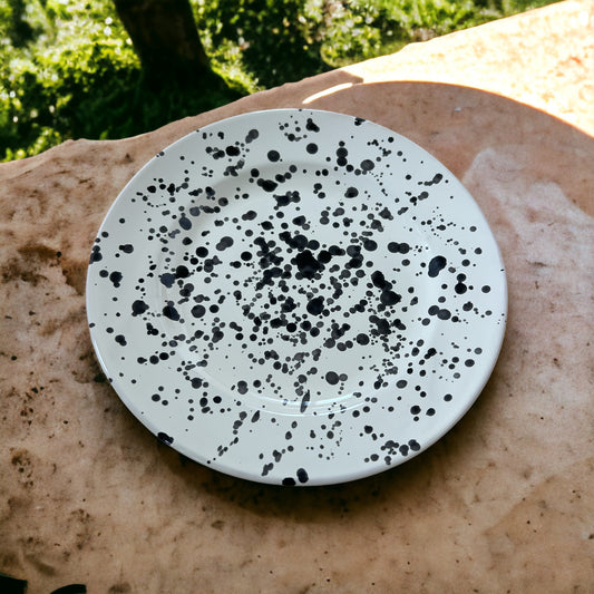 Piatto Piccolo - crema e nero